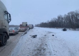 Два смертельных ДТП: девять погибших на трассе М-5 в Самарской области.