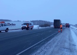 В Омской области после столкновения с фурой погибла женщина