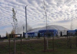 В Шебекине восстановят крышу ФОКа, пострадавшего при обстреле 19 октября.