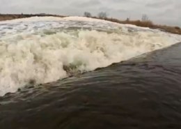 В Волгоградской области резкое повышение уровня воды за минувшие сутки зафиксировано на шести реках.