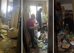 В Новосибирске жительница дома на улице Бориса Богаткова годами складировала мусор в квартире.