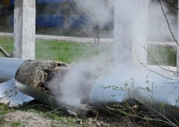 В Волгограде из-за ЧП с трубой остановилось производство на заводе силикатного кирпича