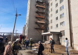В результате пожара на Химмаше пострадал человек