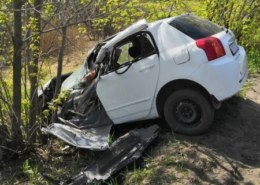 В Омске пьяный водитель «тойоты» протаранил переполненный автобус