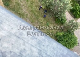 В Белгороде беспилотник упал во двор многоквартирного дома