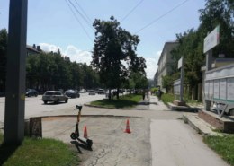 Девушка на электросамокате сбила ребенка