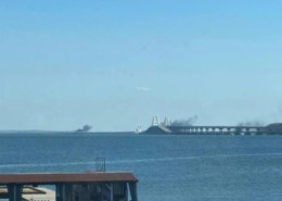 Минобороны России заявило, что ВСУ во второй раз попытались атаковать Крымский мост зенитной ракетой С-200