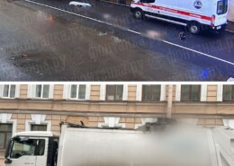 Мусоровоз переехал петербурженку на зебре