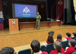 Уфимские школьники познакомились с историей и современными возможностями Росгвардии
