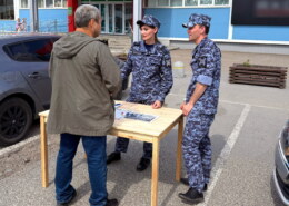 В г. Зеленодольске провела работу агитационная группа сотрудников вневедомственной охраны Росгвардии